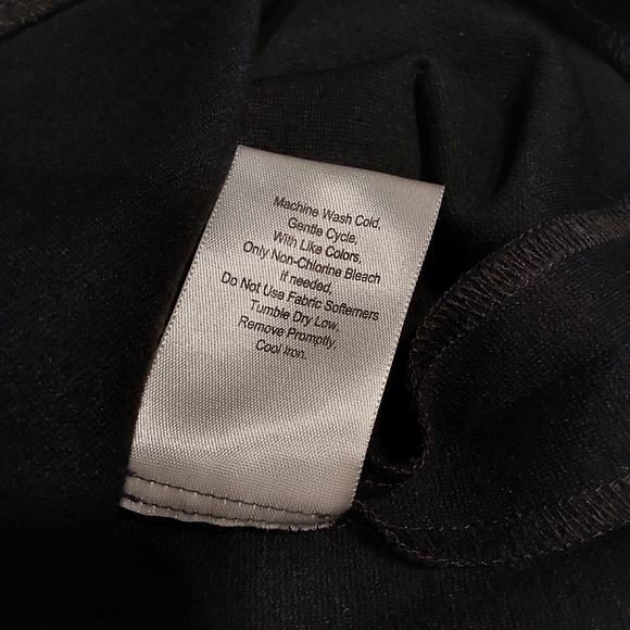 🌺 Like New Doc & Amelia (By Cintas) Black Colorblock Dress - Picture 11 of 11